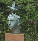 standing man - bronze 